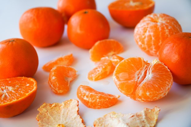 tangerines, (mandarin oranges), raw